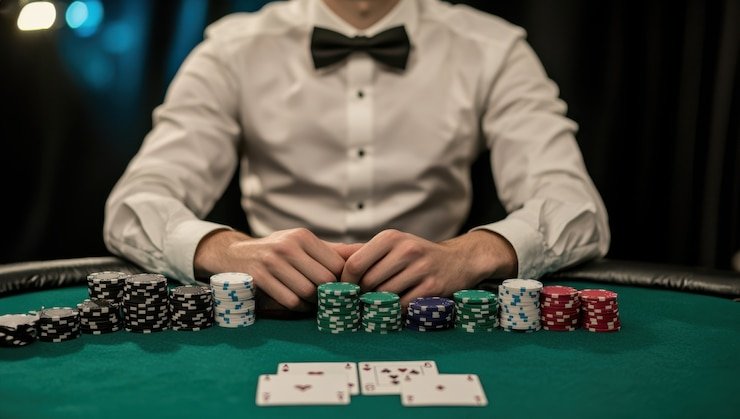 Meja Free Bet Blackjack dengan dealer profesional di 1win online